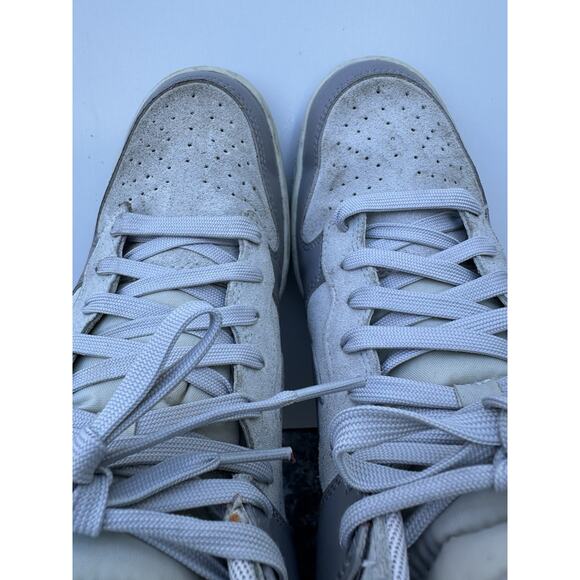 Nike Dunk Sky Hi Women's US Size 7 (528899-005) Gray Hidden Wedge Heel Shoes - Picture 5 of 12